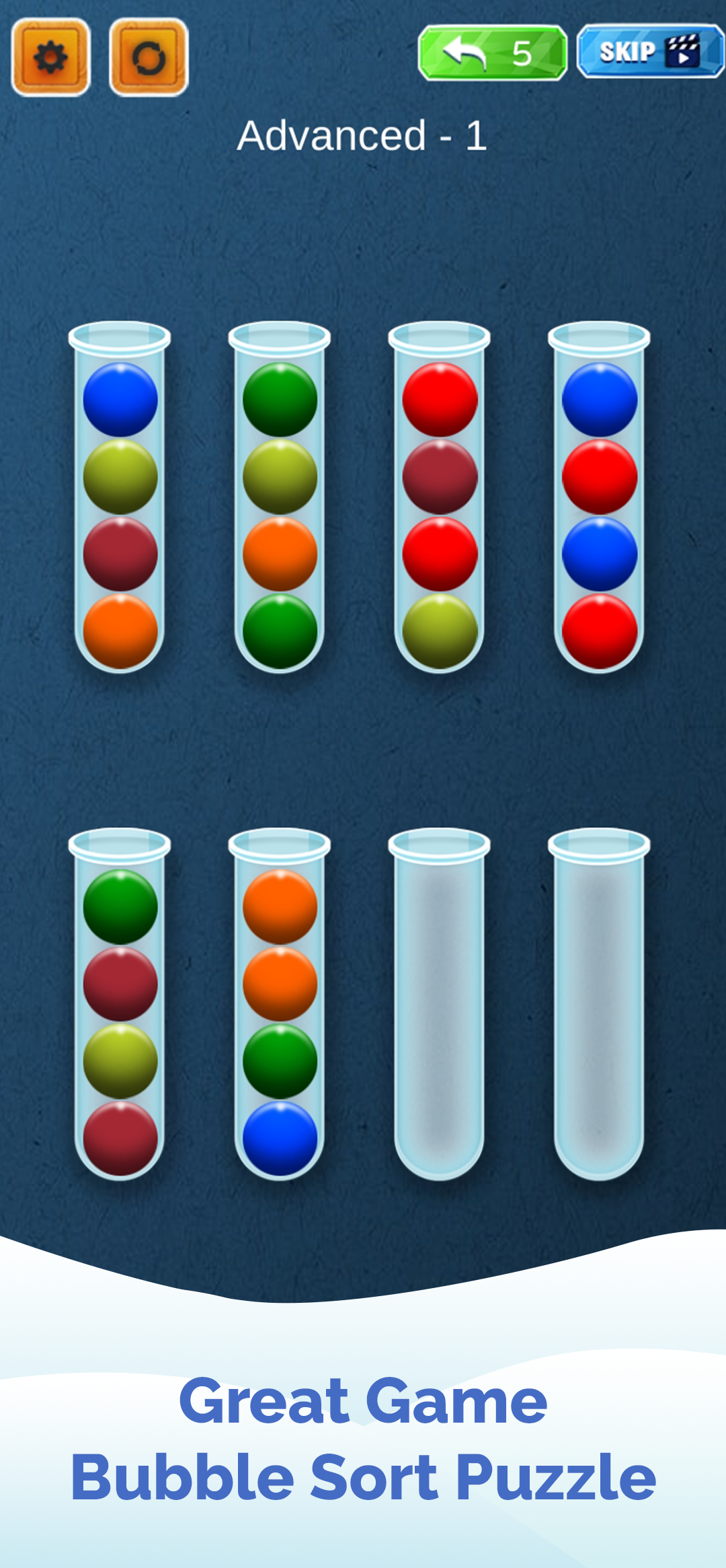 Sort Puzzle Color Ball Game Screenshot