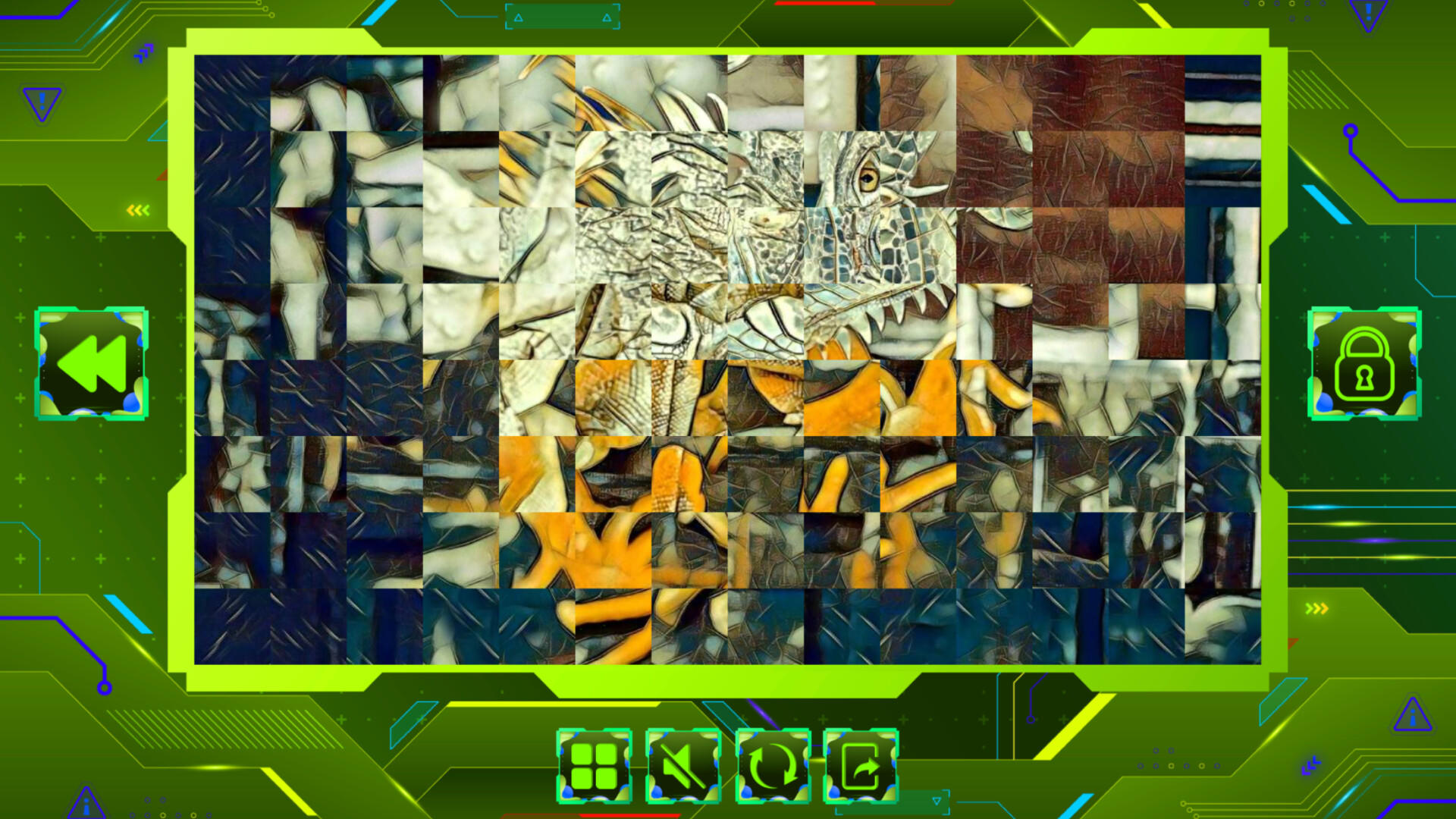 Screenshot of Twizzle Puzzle: Reptiles