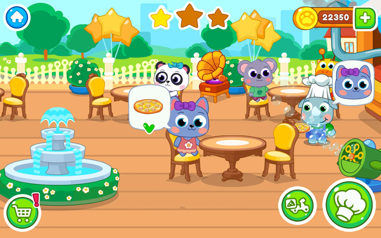 Скриншот игры Pizzeria for kids