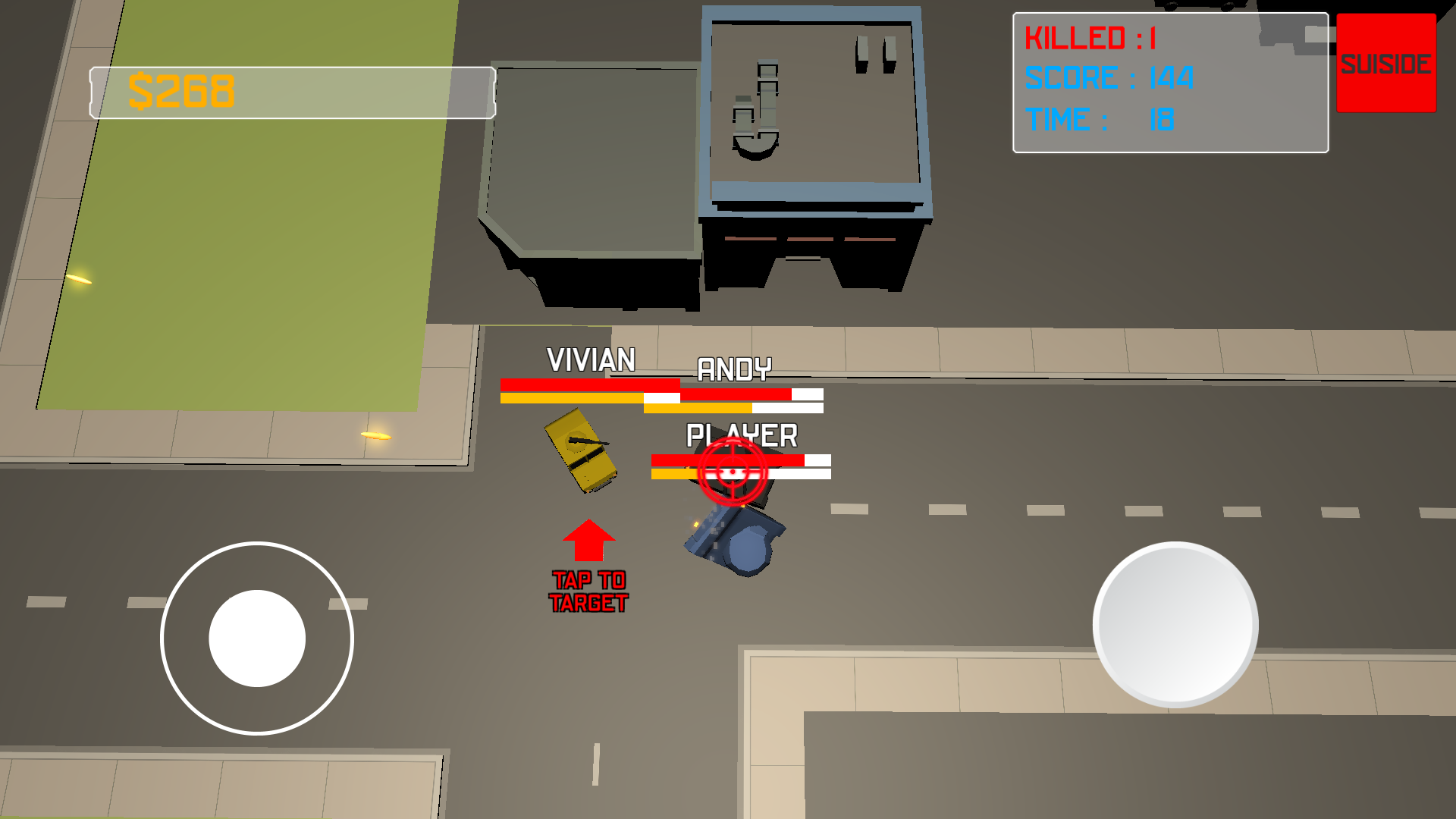Cuplikan Layar Game Mobile Tanks