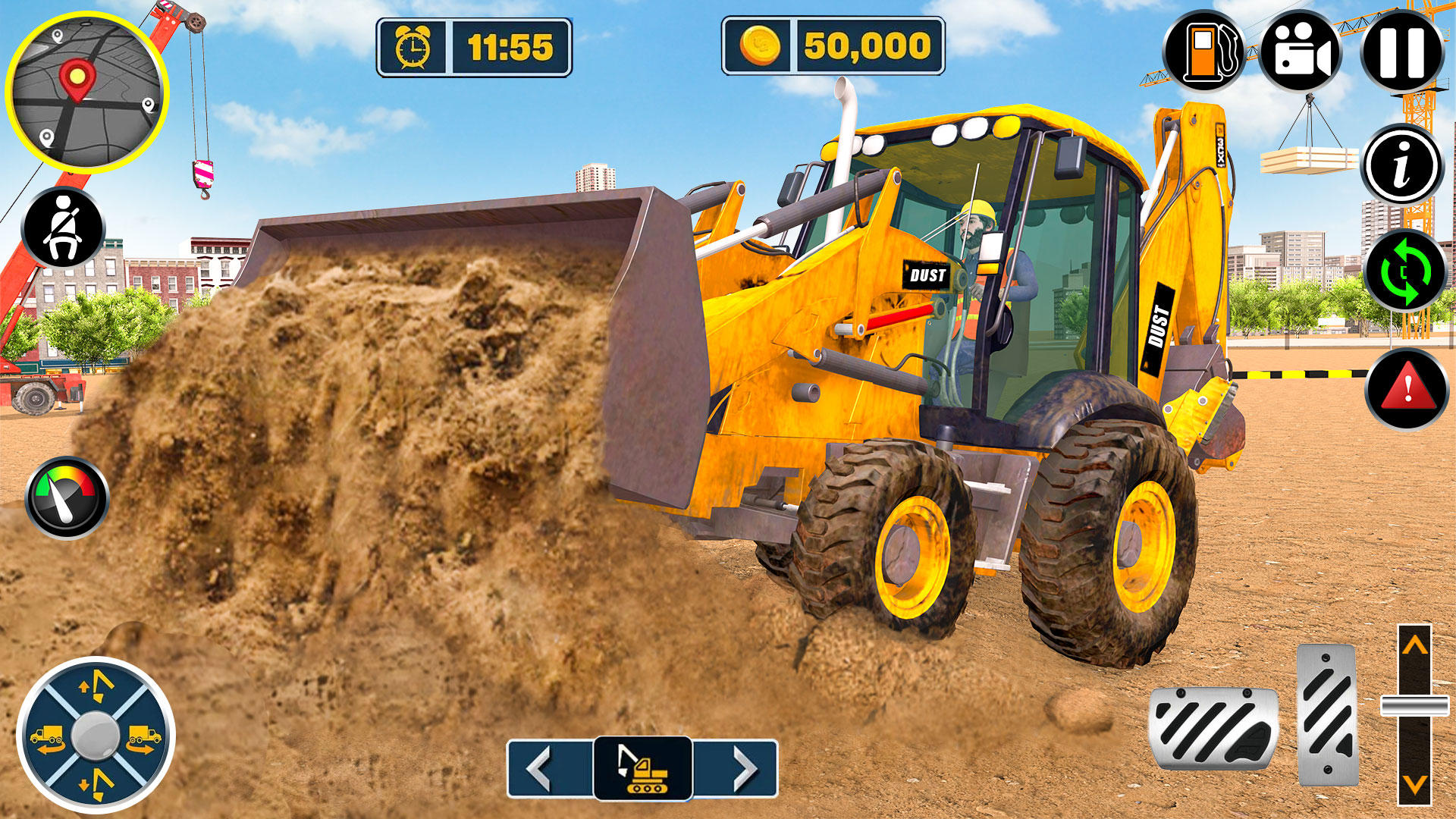 Real JCB Construction Game 3D ภาพหน้าจอเกม