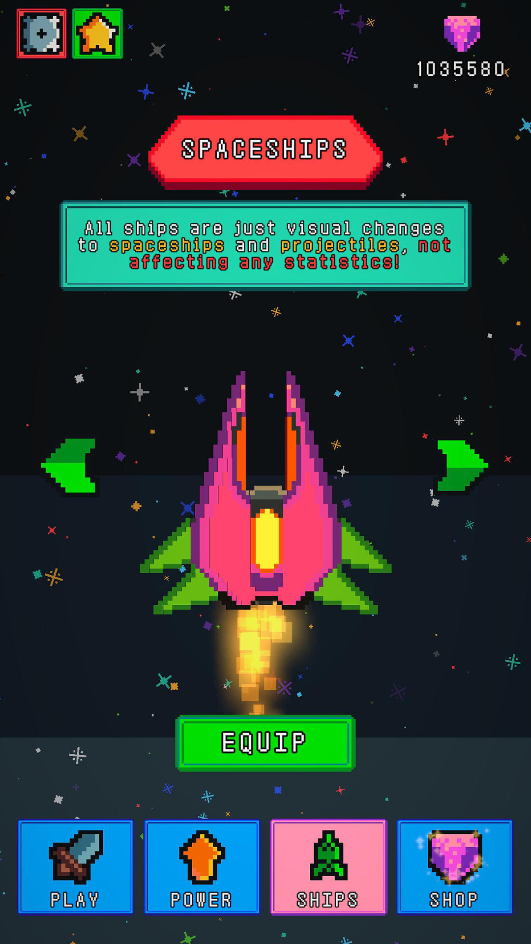 Captura de Tela do Jogo RETRO SPACE 2