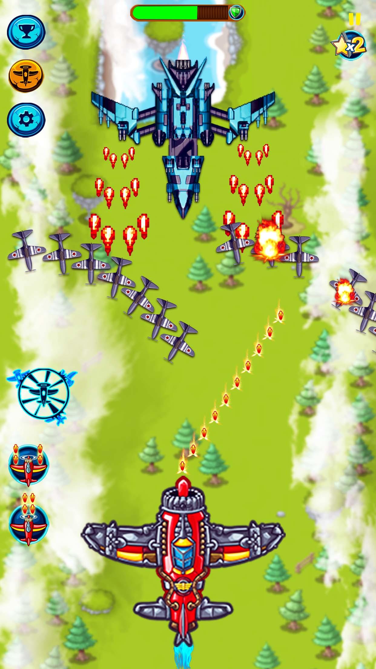 Screenshot 1 of Flugzeug Kämpfer Jet Spiele 1.0