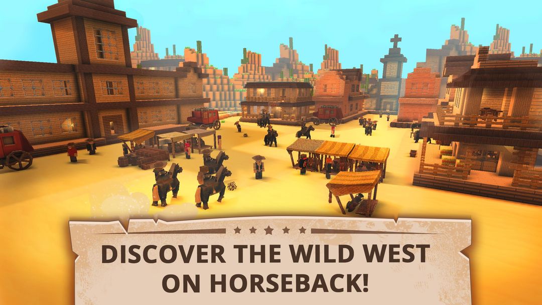 Screenshot of Cowboy Craft: Gun Duel Cowboy Games, West Gunsmoke