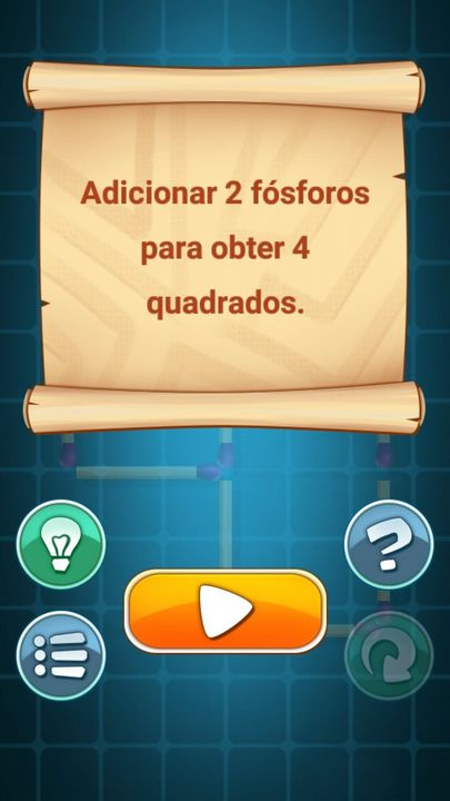 Captura de Tela do Jogo Quebra-cabeças com Fósforos