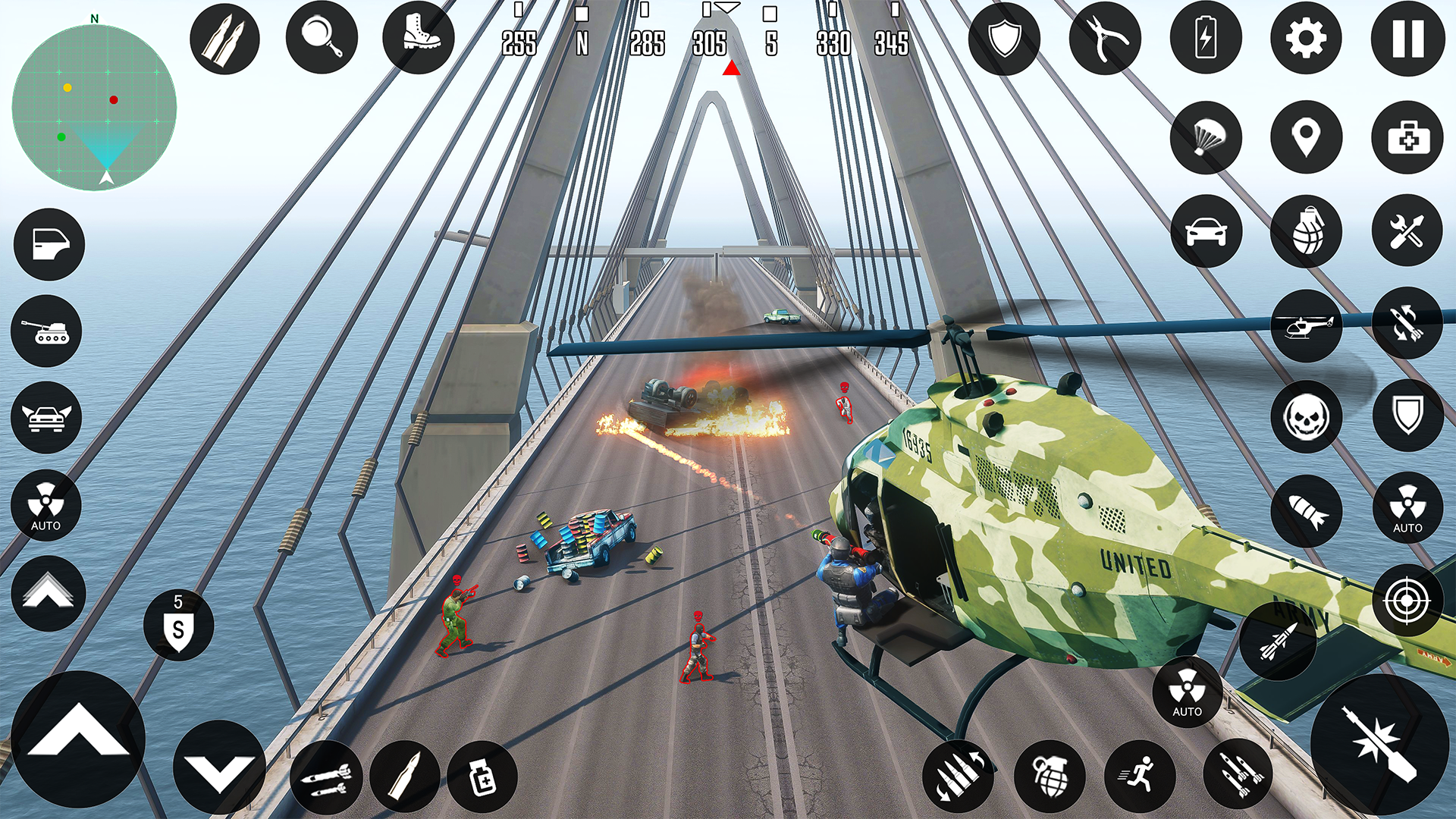 Captura de Tela do Jogo Gunship Air Strike Sky Warfare