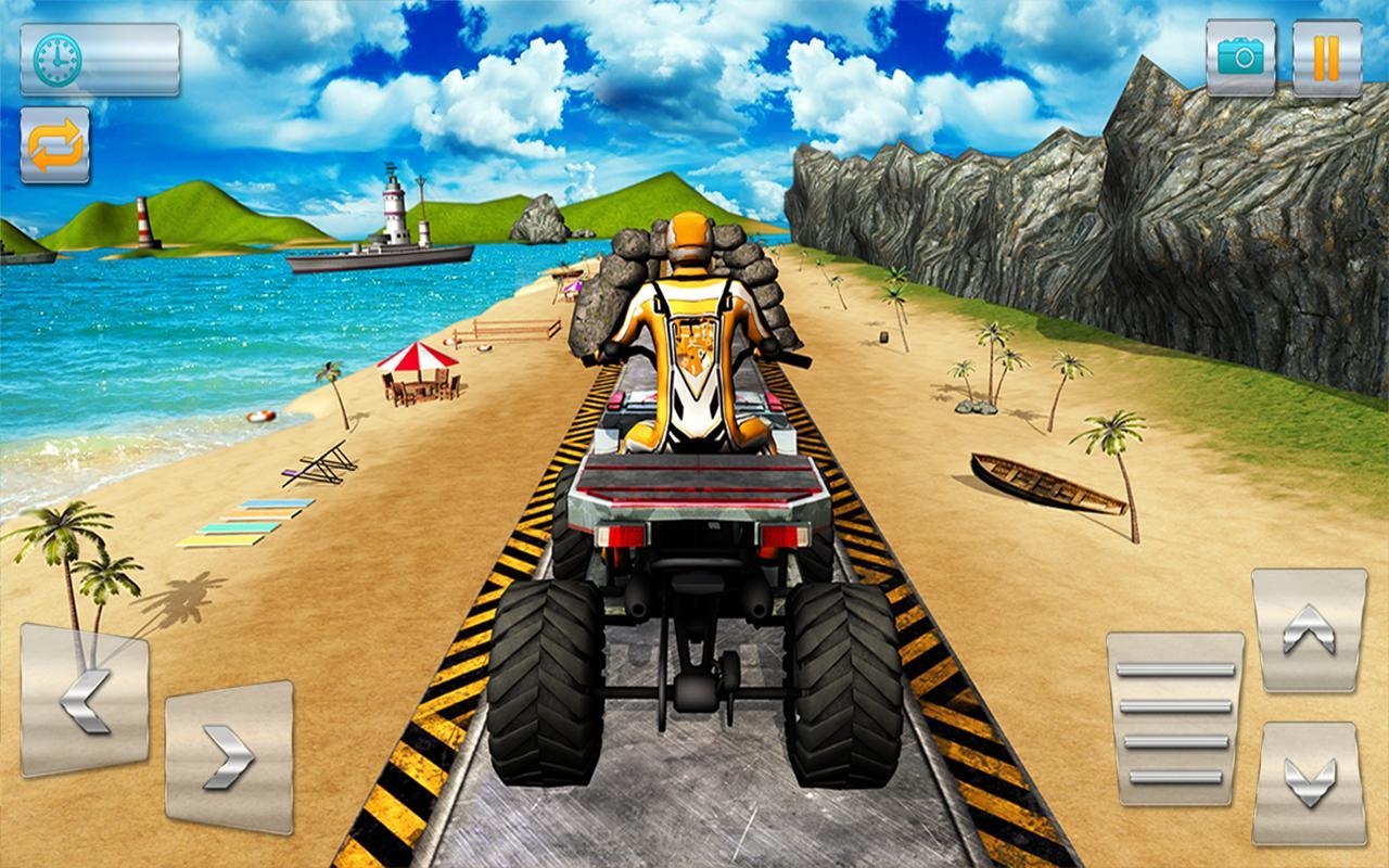 Beach Bike Stunts 2016 Game Screenshot