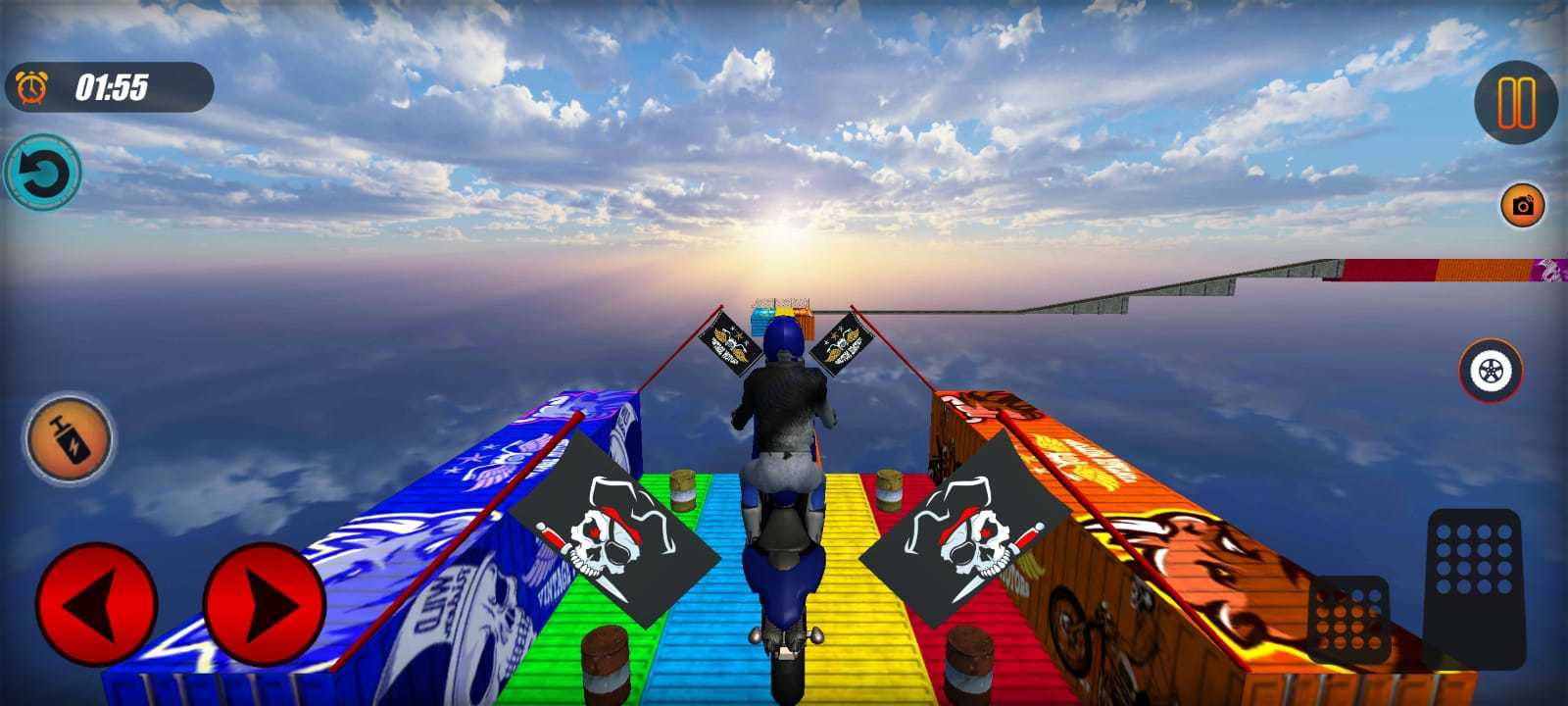 Bike Ramp Stunt City Game Screenshot