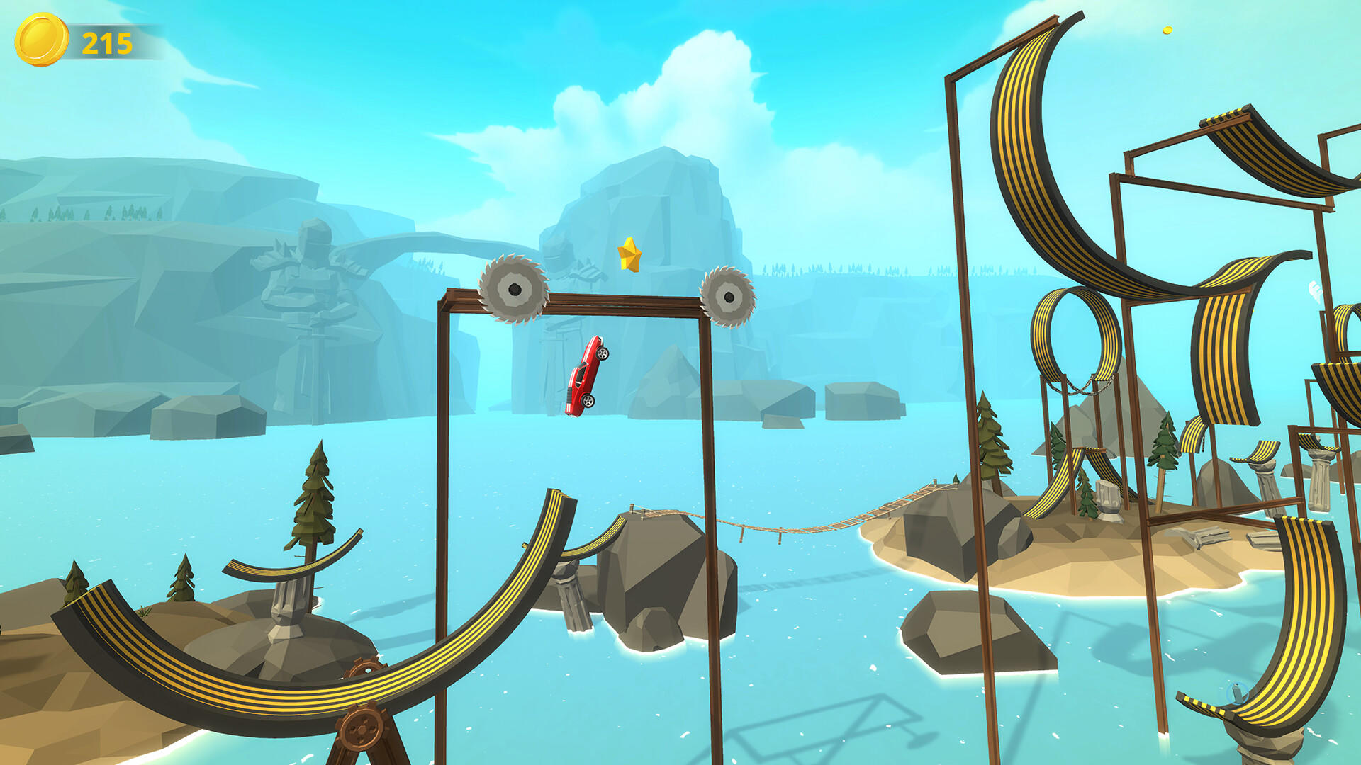 Stunt Paradise Game Screenshot