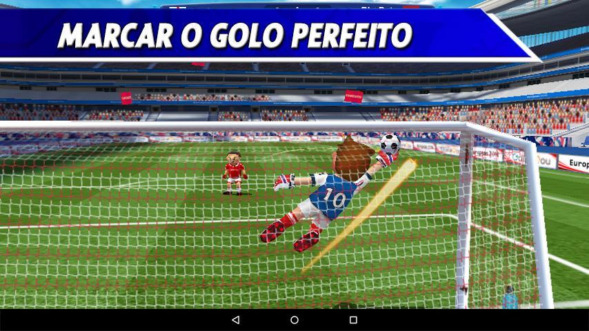 Captura de Tela do Jogo Perfect Kick - futebol