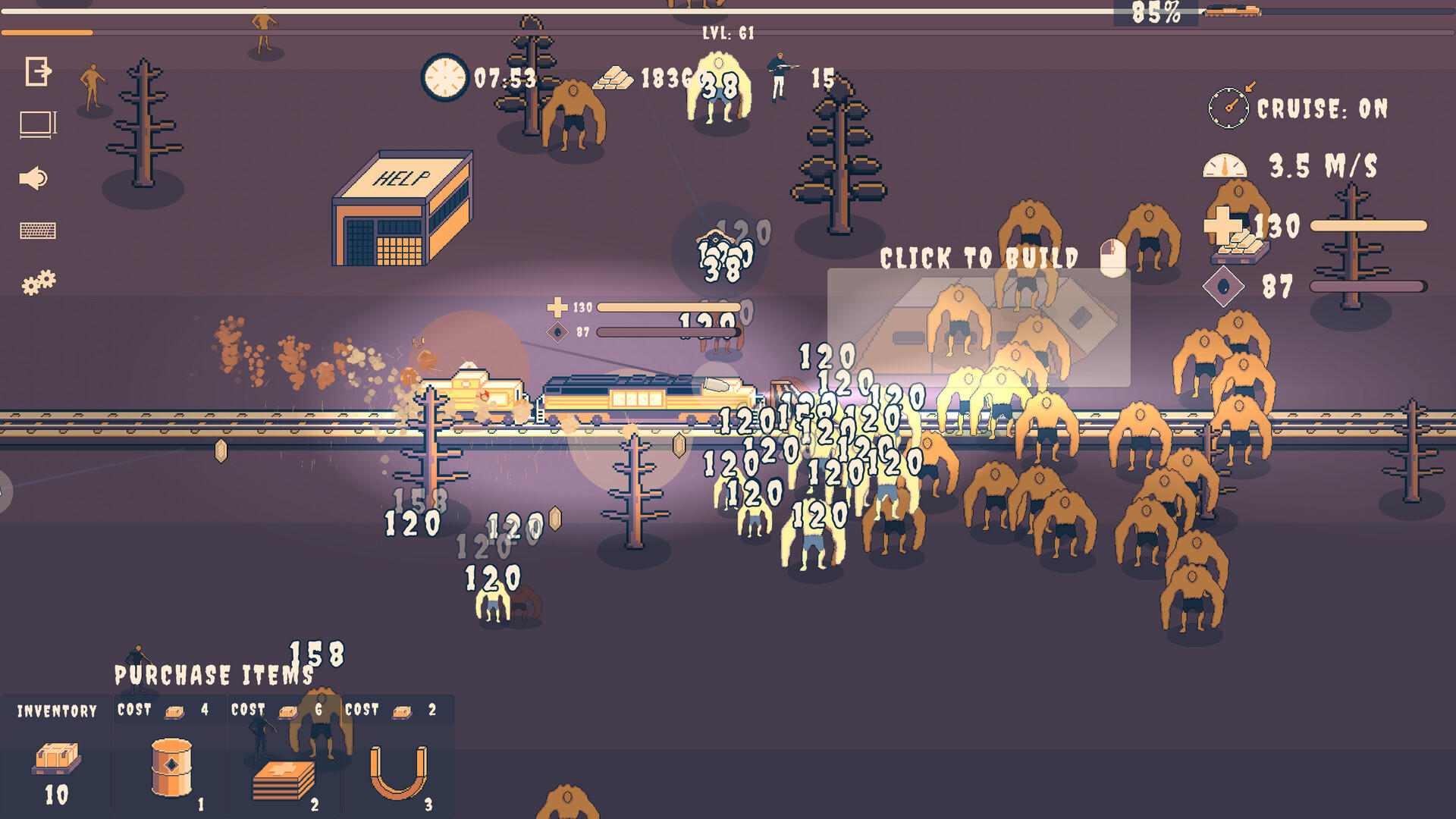 Screenshot of Choo Choo Survivor