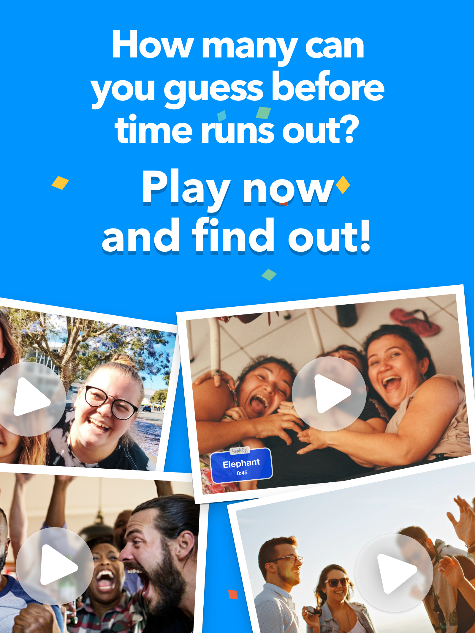 Heads Up! Game Screenshot