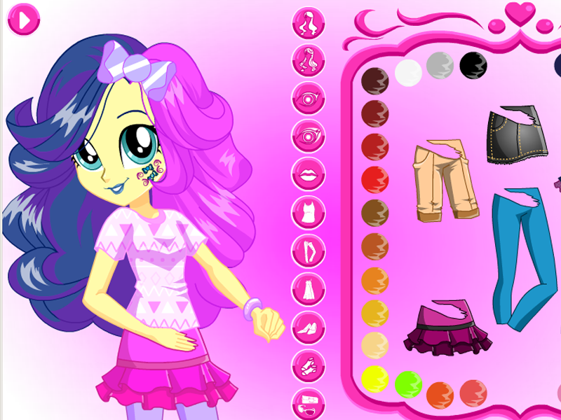 Captura de Tela do Jogo Fashion Girls Dress up Makeup