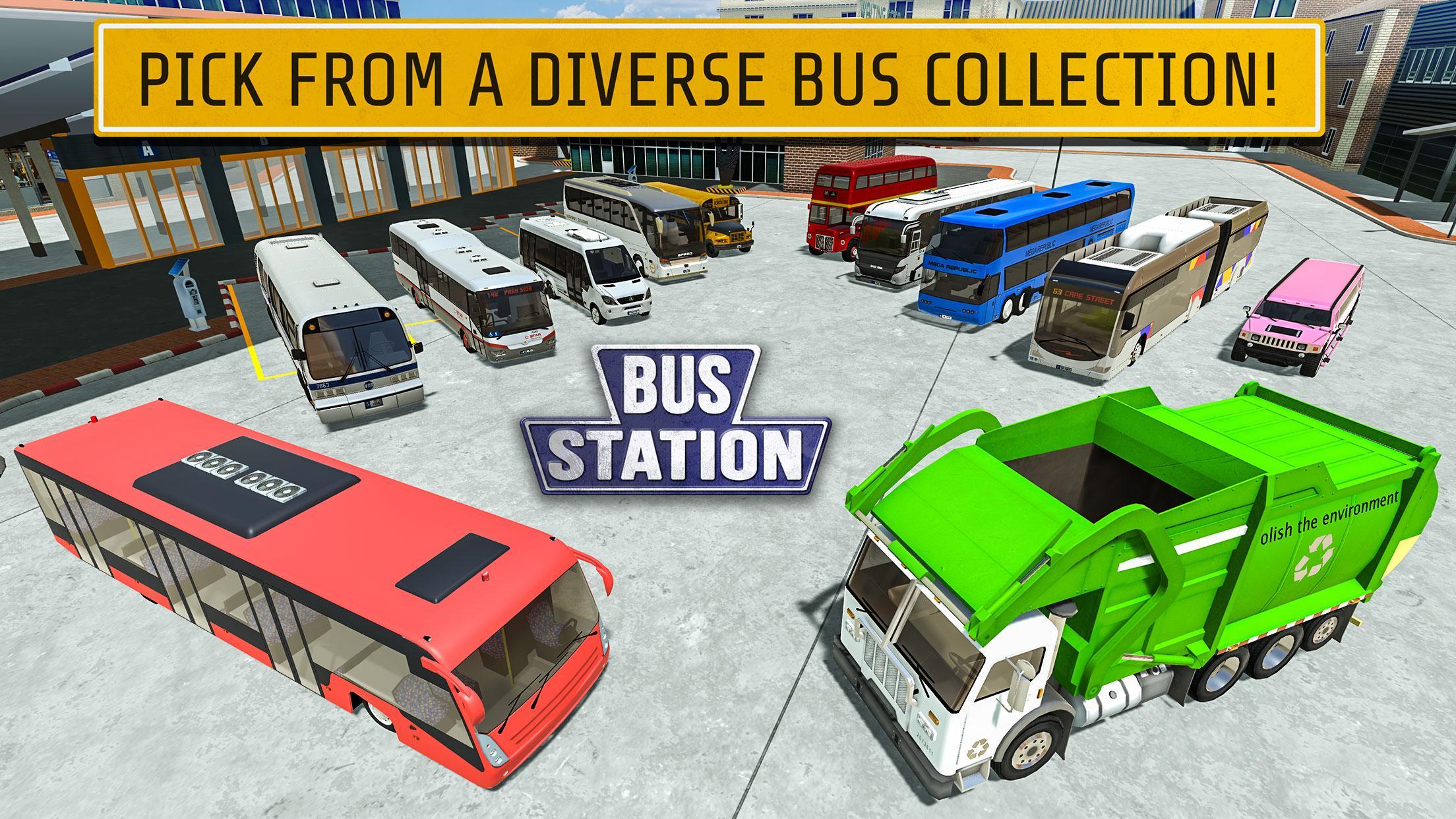Bus Station: Learn to Drive! Game Screenshot