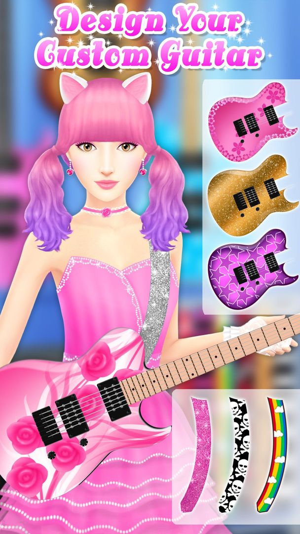 Angelina's Pop Star Salon screenshot game