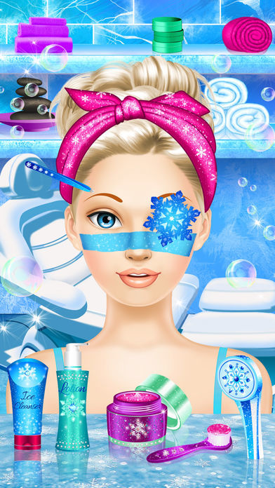 Ice Queen Salon - Girls Makeup and Dressup Game ภาพหน้าจอเกม