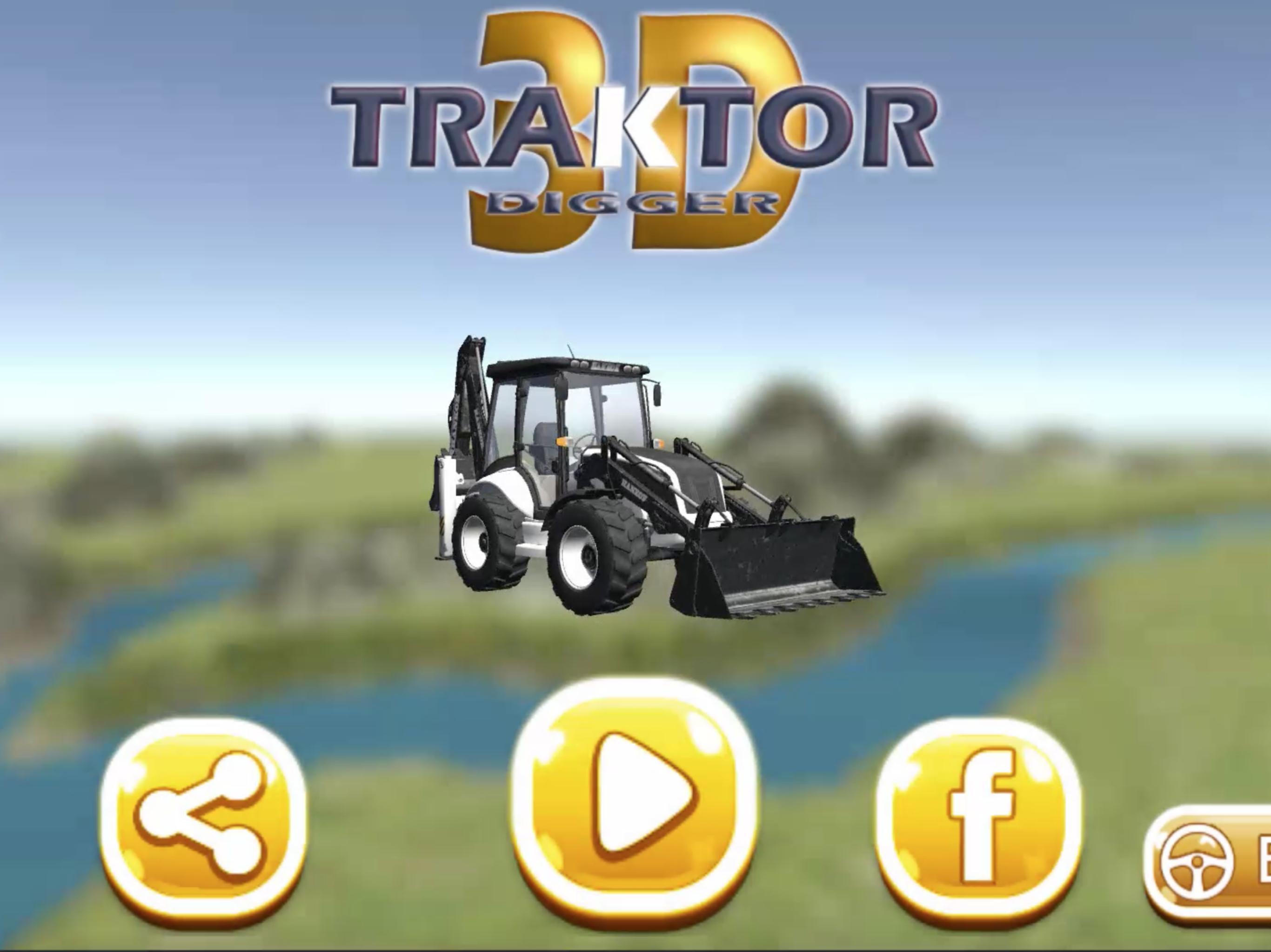 Cuplikan Layar Game Traktor Digger 3D