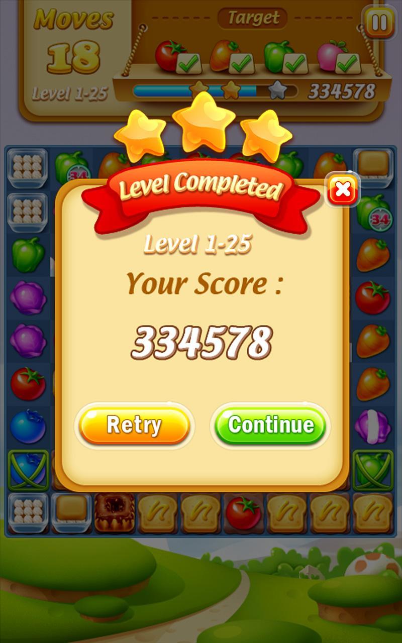 Fruits Garden Mania Game Screenshot