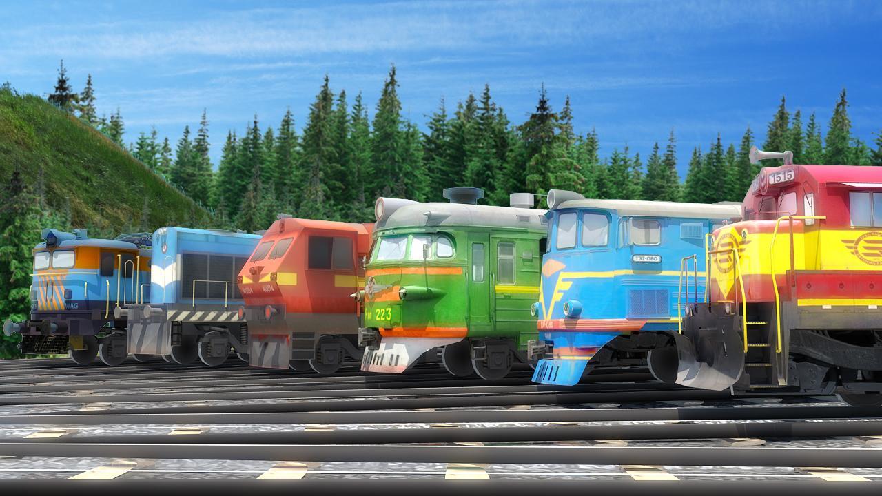 Euro Train Simulator - Hill Climb 3D Game Screenshot