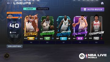 EA SPORTS™ NBA LIVE Mobile Game Screenshot