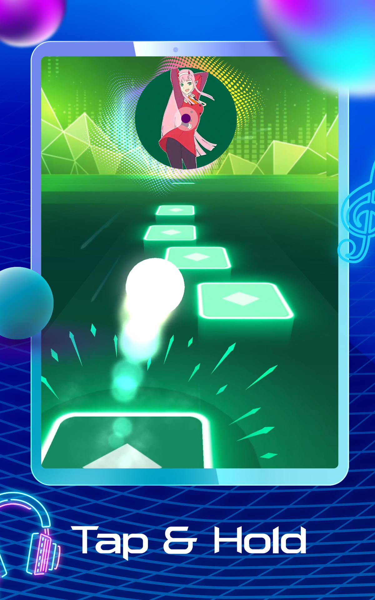 Tiles Hop Music & Ball Game Game Screenshot