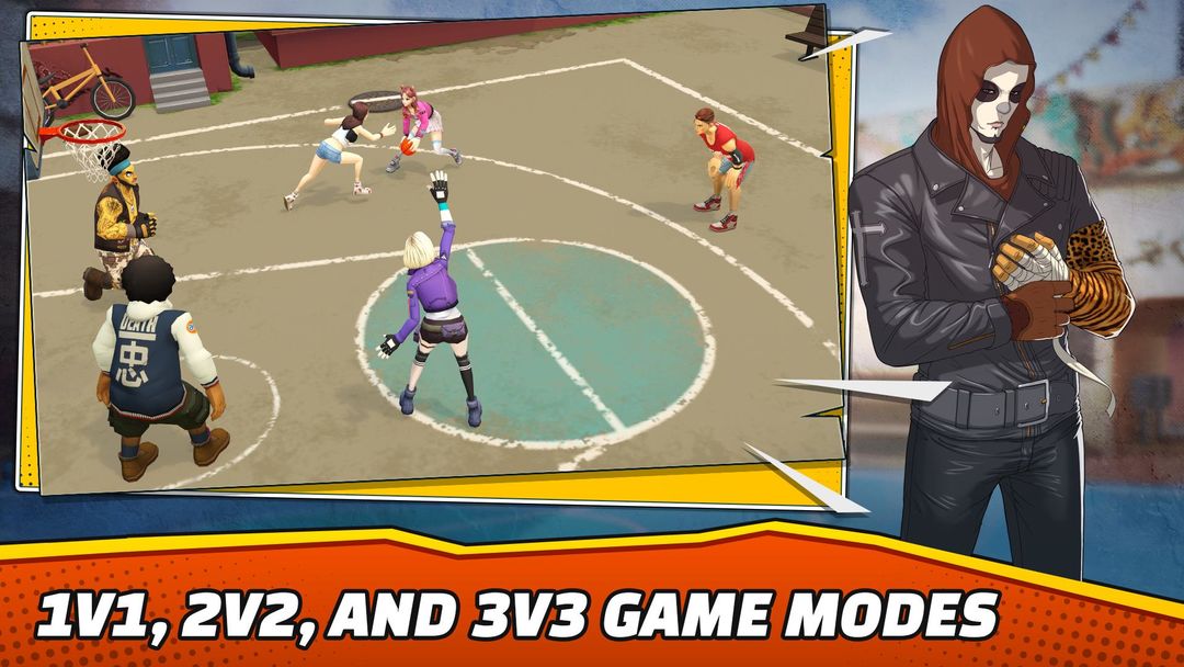 Basketball crew 2k18 - dunk stars street battle! screenshot game