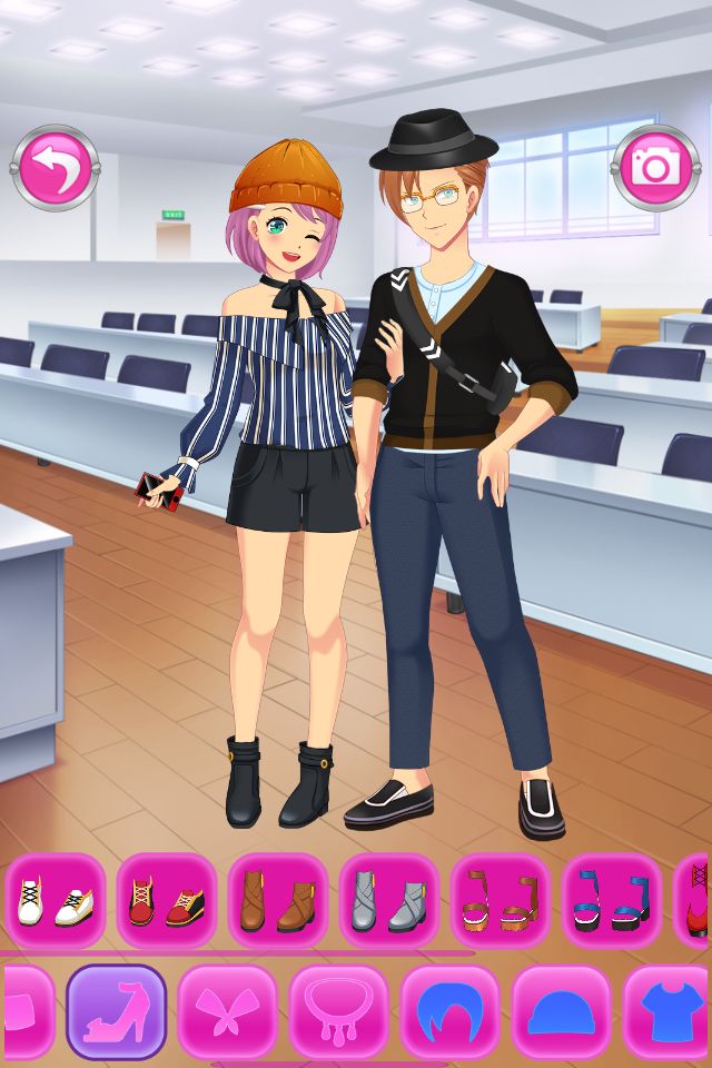 Anime Couples Dress Up Game screenshot game