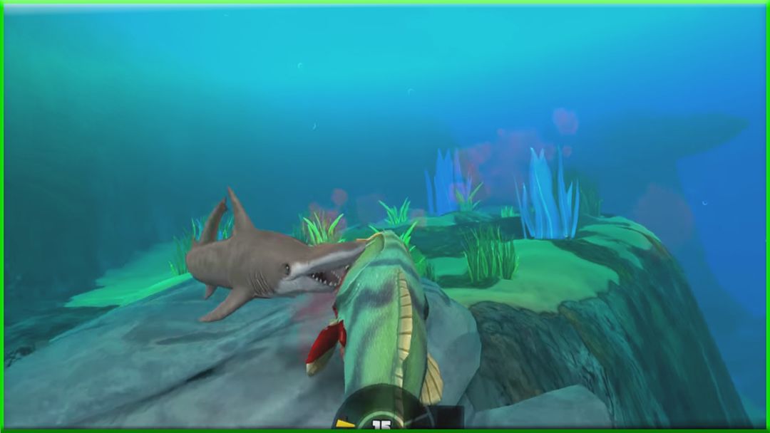 Screenshot of feed and grow fish Arcade