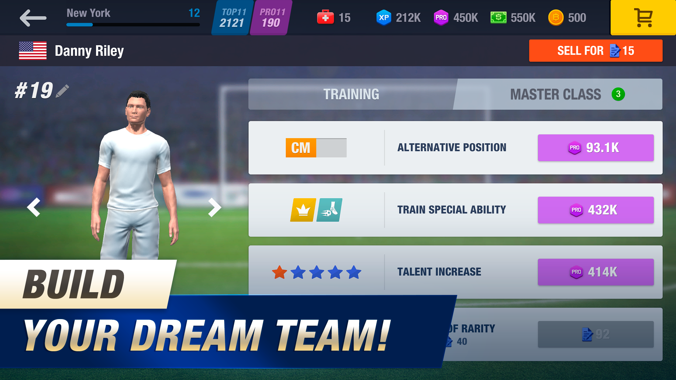 11x11: Soccer Club Manager Game Screenshot