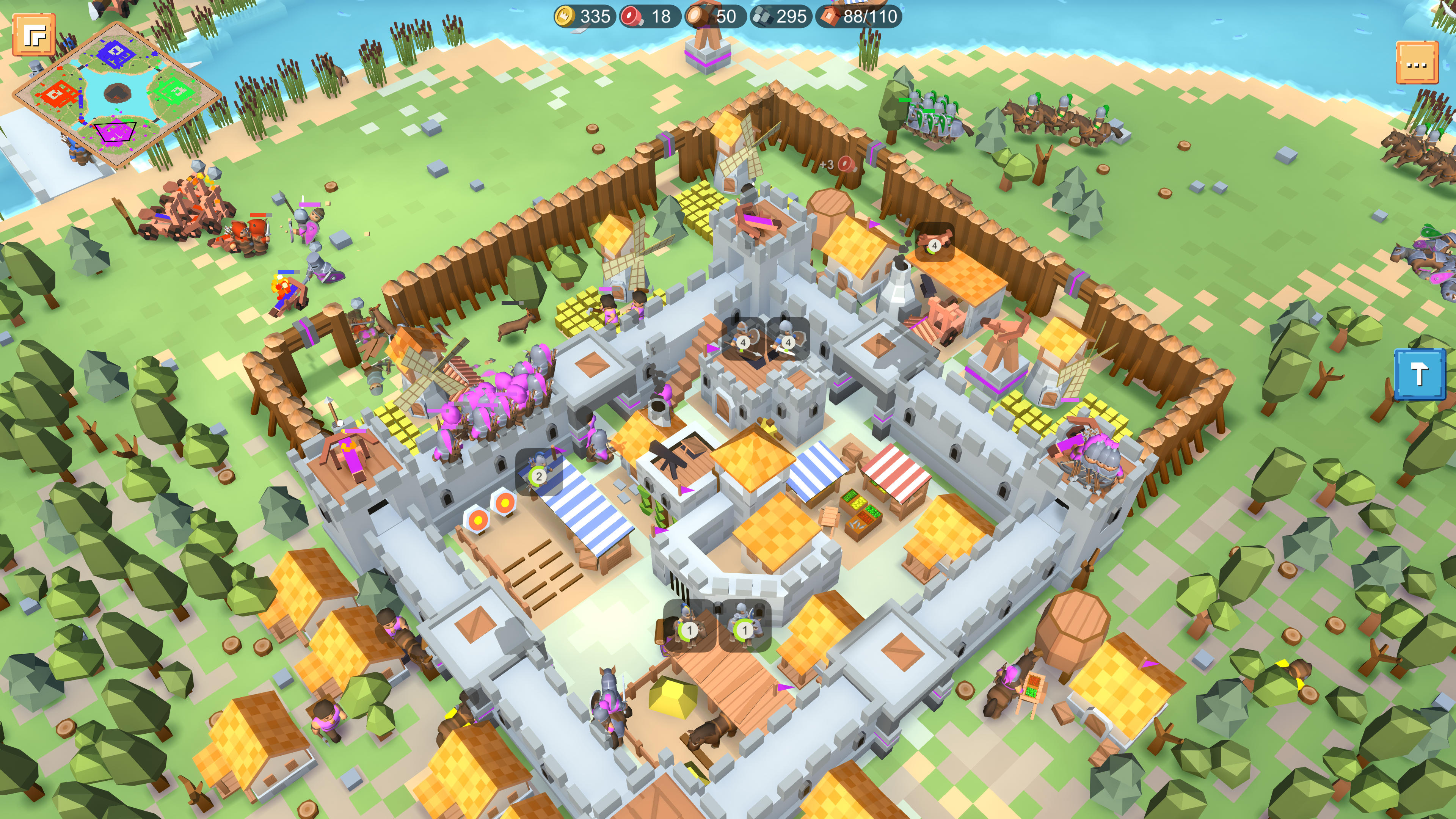 RTS Siege Up! - Medieval War Game Screenshot