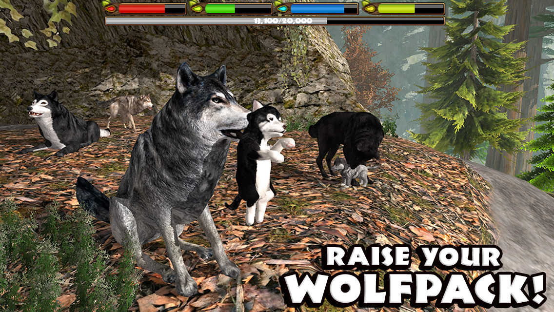 Ultimate Wolf Simulator Game Screenshot