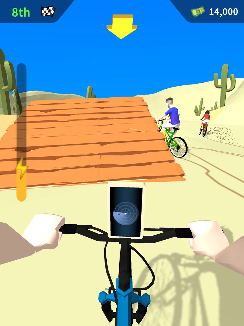 Mountain Bike Bash screenshot game