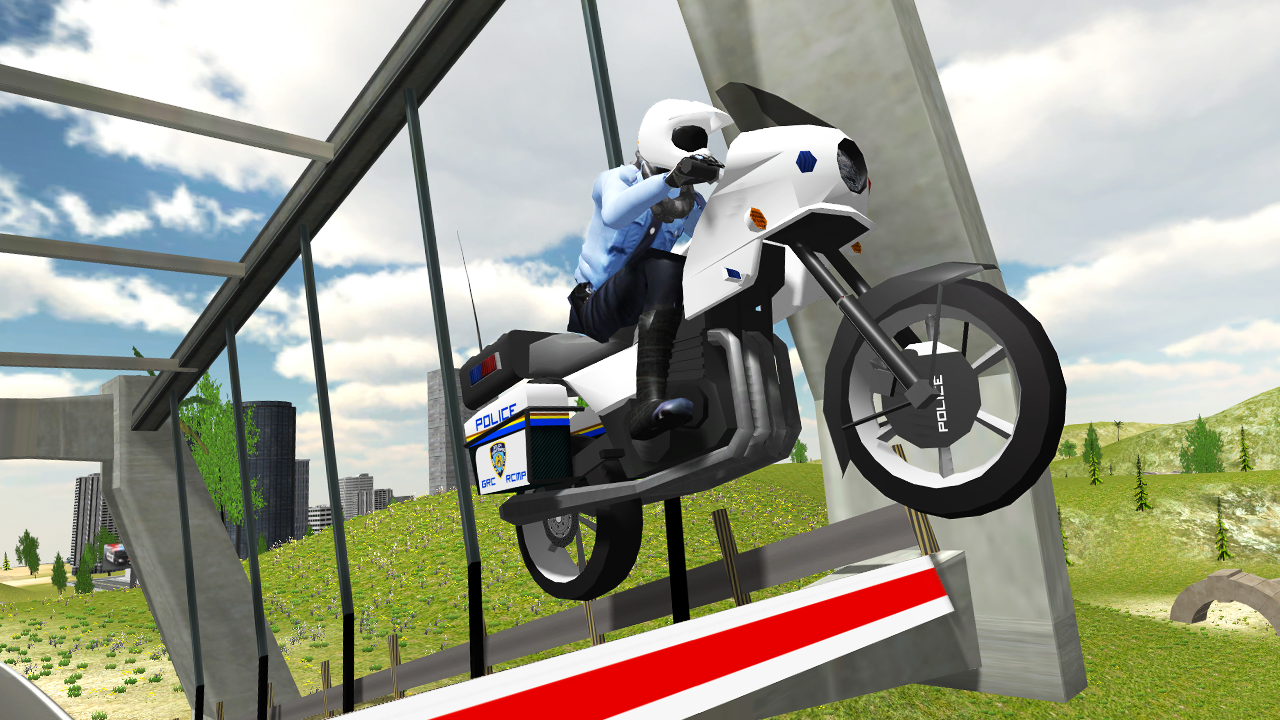 Screenshot 1 of Servicio de motocicleta de policía 