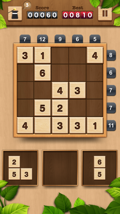 TENX - Wooden Number Puzzle遊戲截圖