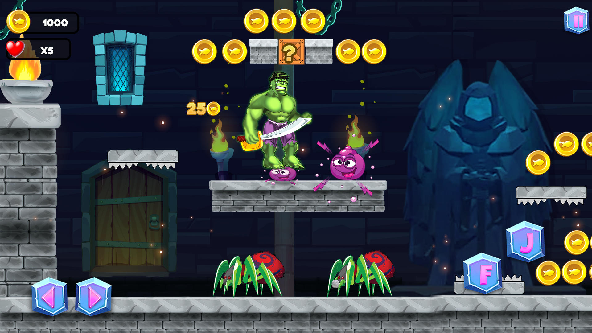 Spider Stickman Warrior Battle Game Screenshot