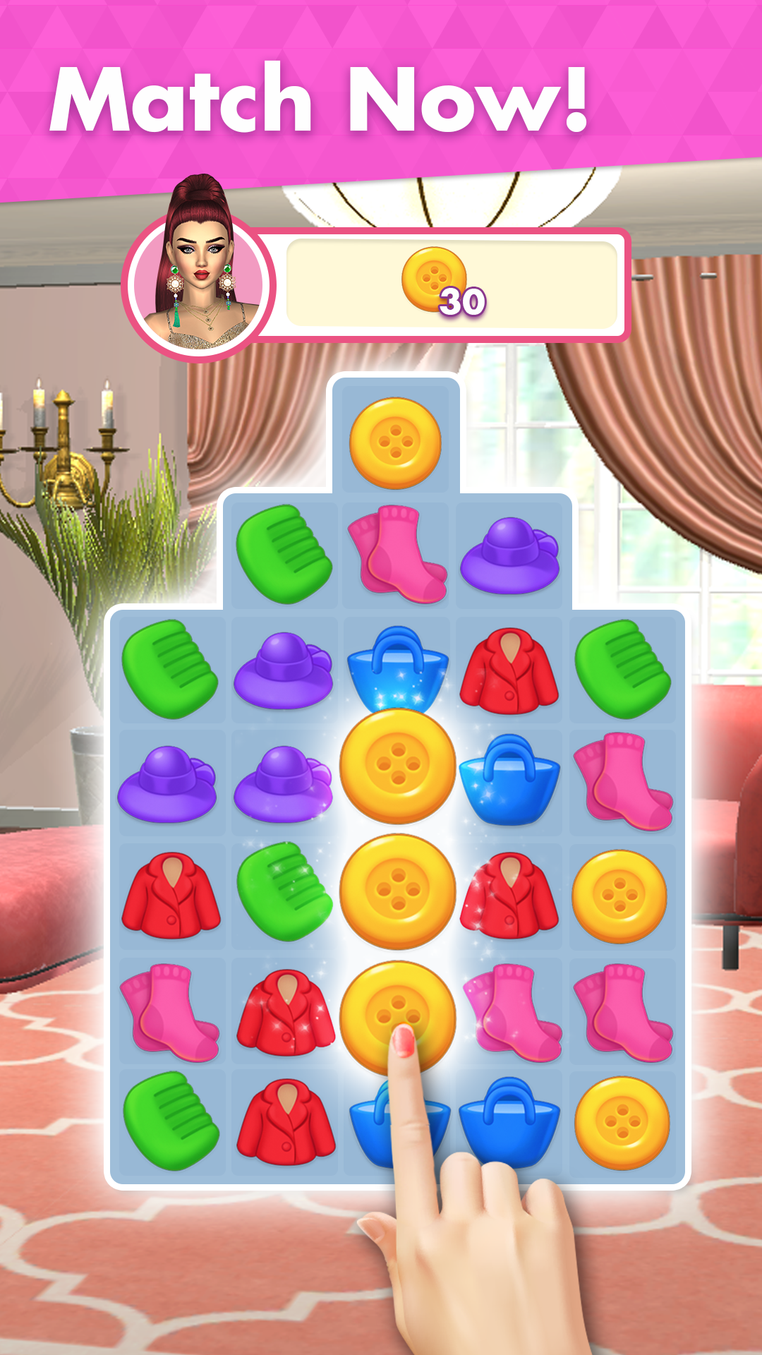 Dress Up Match 3 & Puzzle Game 게임 스크린샷