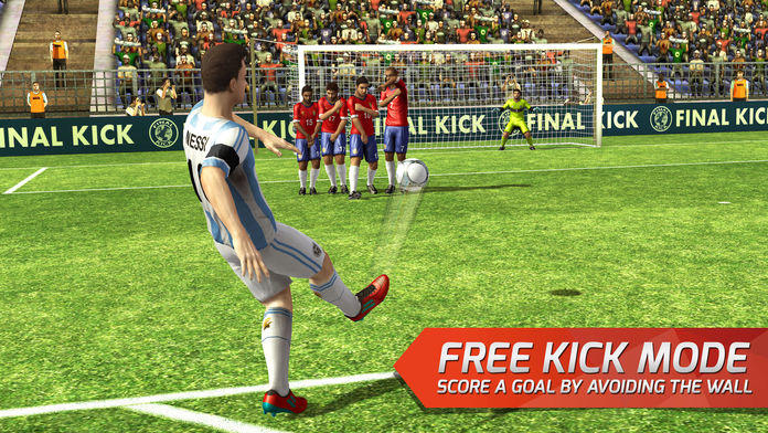 Final Kick VR - Virtual Reality free soccer game for Google Cardboard Game Screenshot