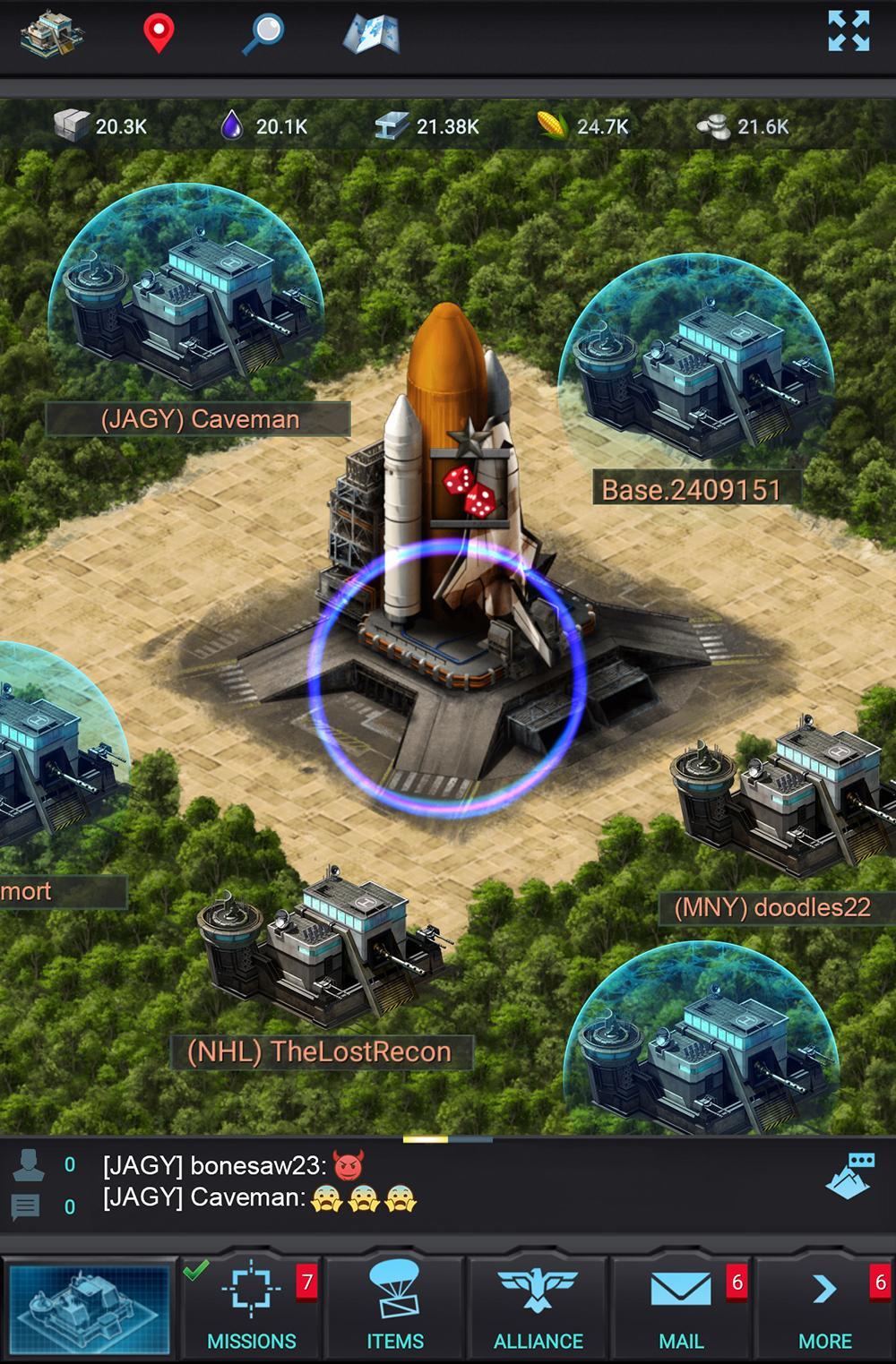 Screenshot of Mobile Strike