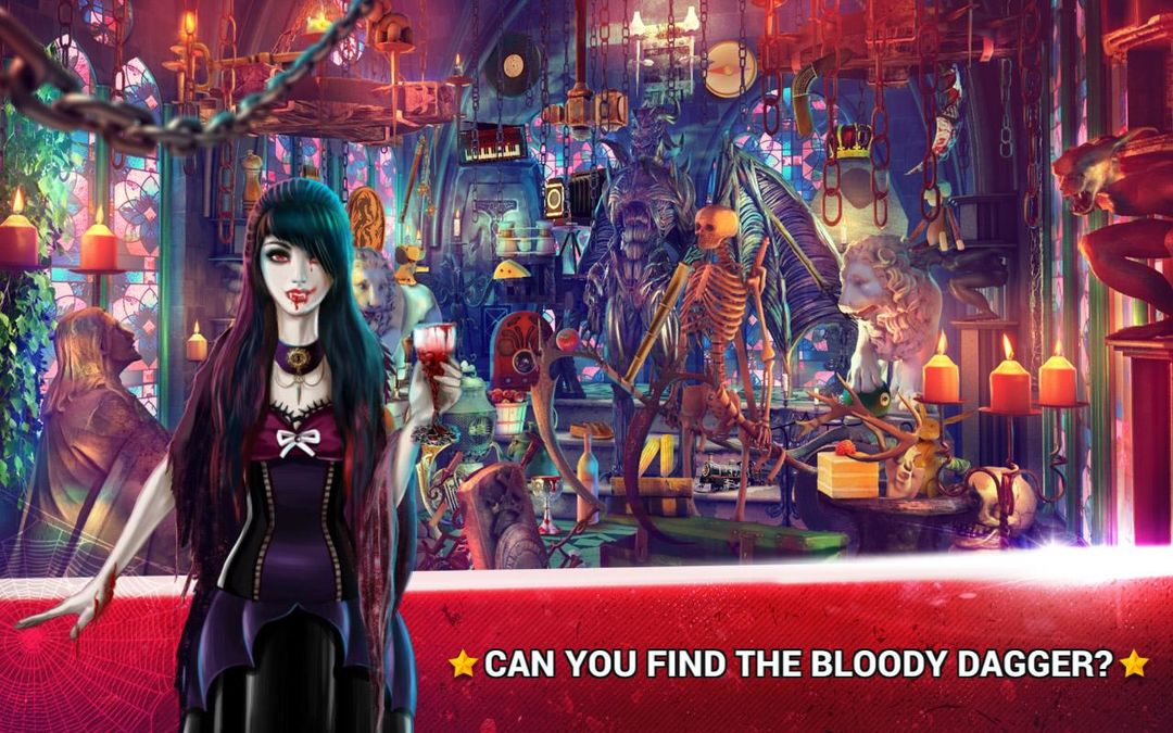 Hidden Objects Vampires Temple screenshot game