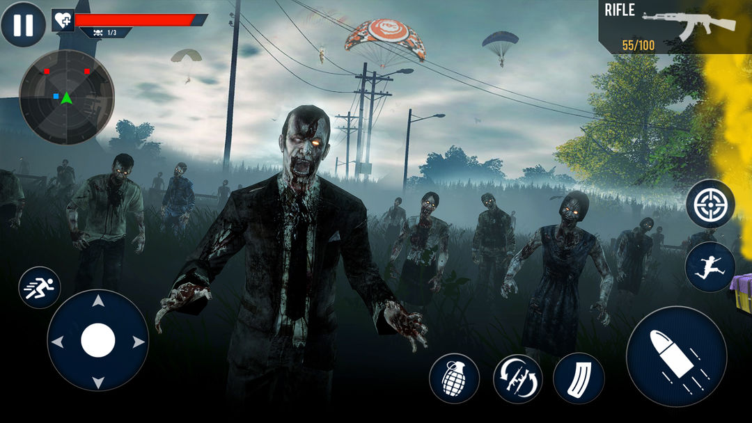 Zombie Shooting 3D - Encounter FPS Shooting Game 게임 스크린 샷