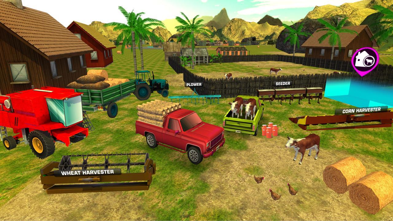 Farm Simulator 3D Game Screenshot