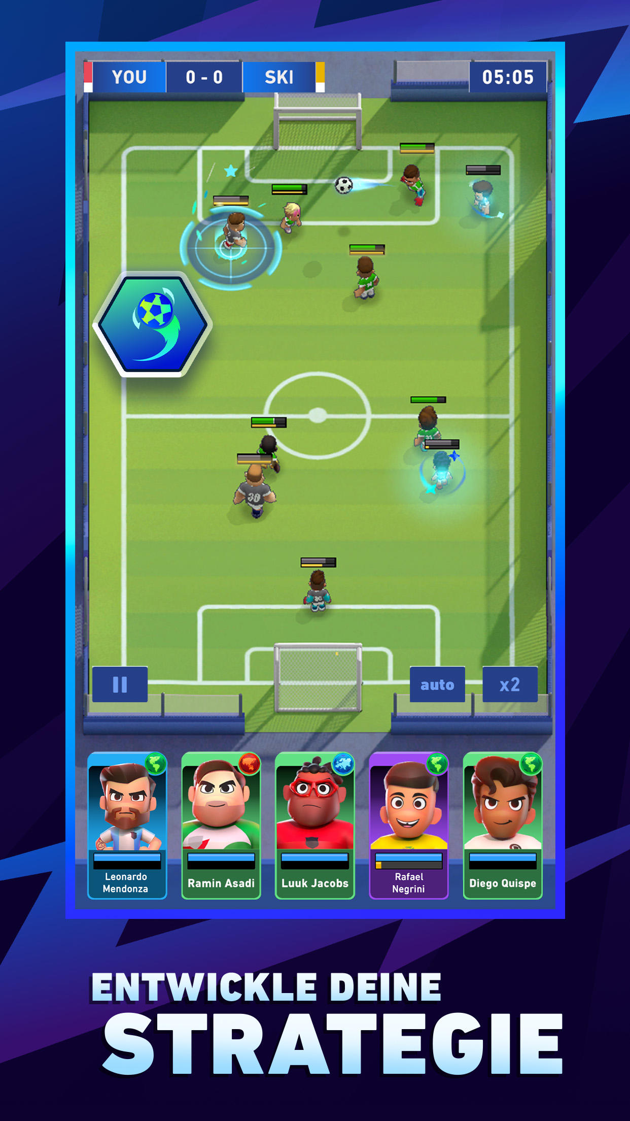 Screenshot 1 of AFK Football: Fussball Spiele 1.9.1