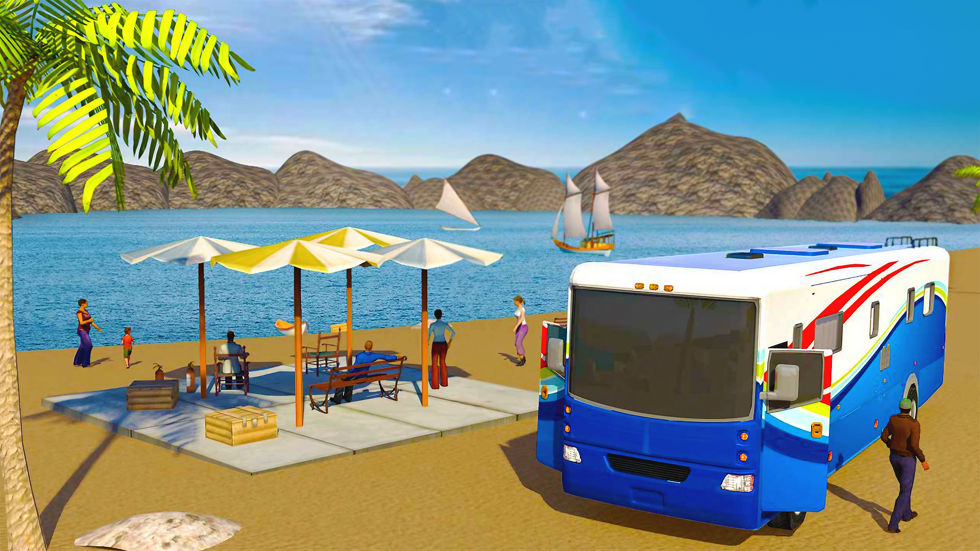 Camper Van Life Sim Game Game Screenshot