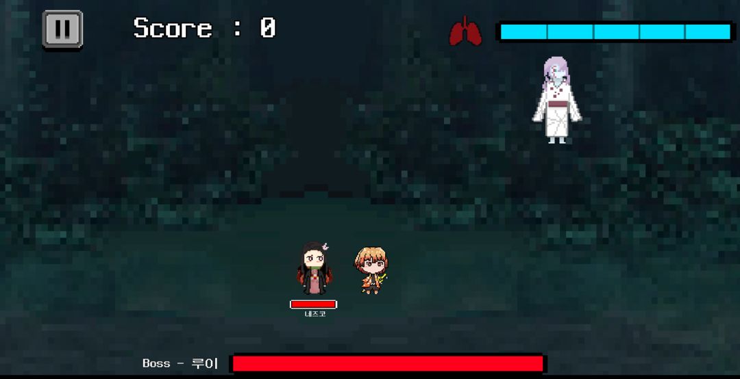 Screenshot of Zenichu's oni Defence!(Demon Slayer fan game)