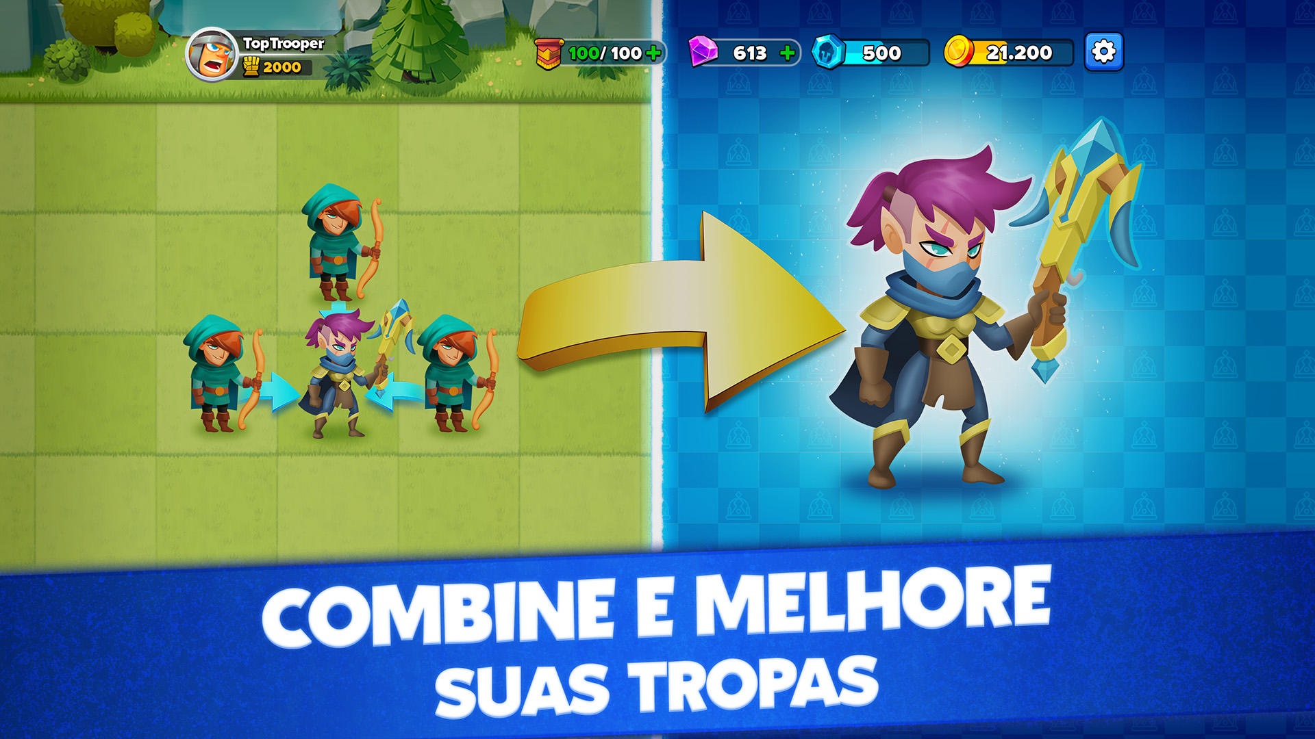 Melhores jogos multiplayer PvP parecidos com Clash Royale