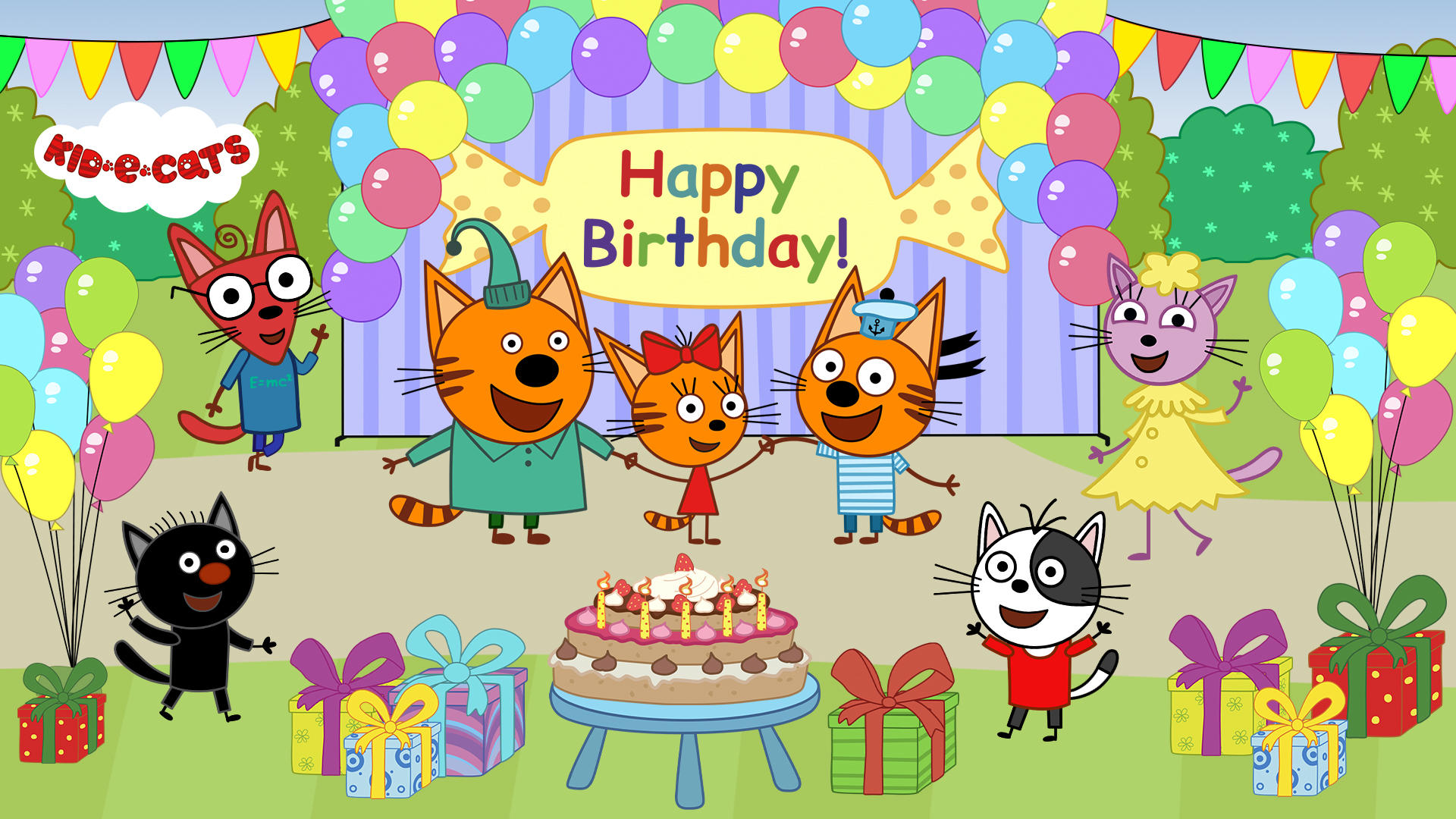 Скриншот игры Kid-E-Cats: Kids birthday
