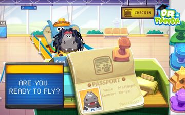 Dr. Panda Airport Game Screenshot