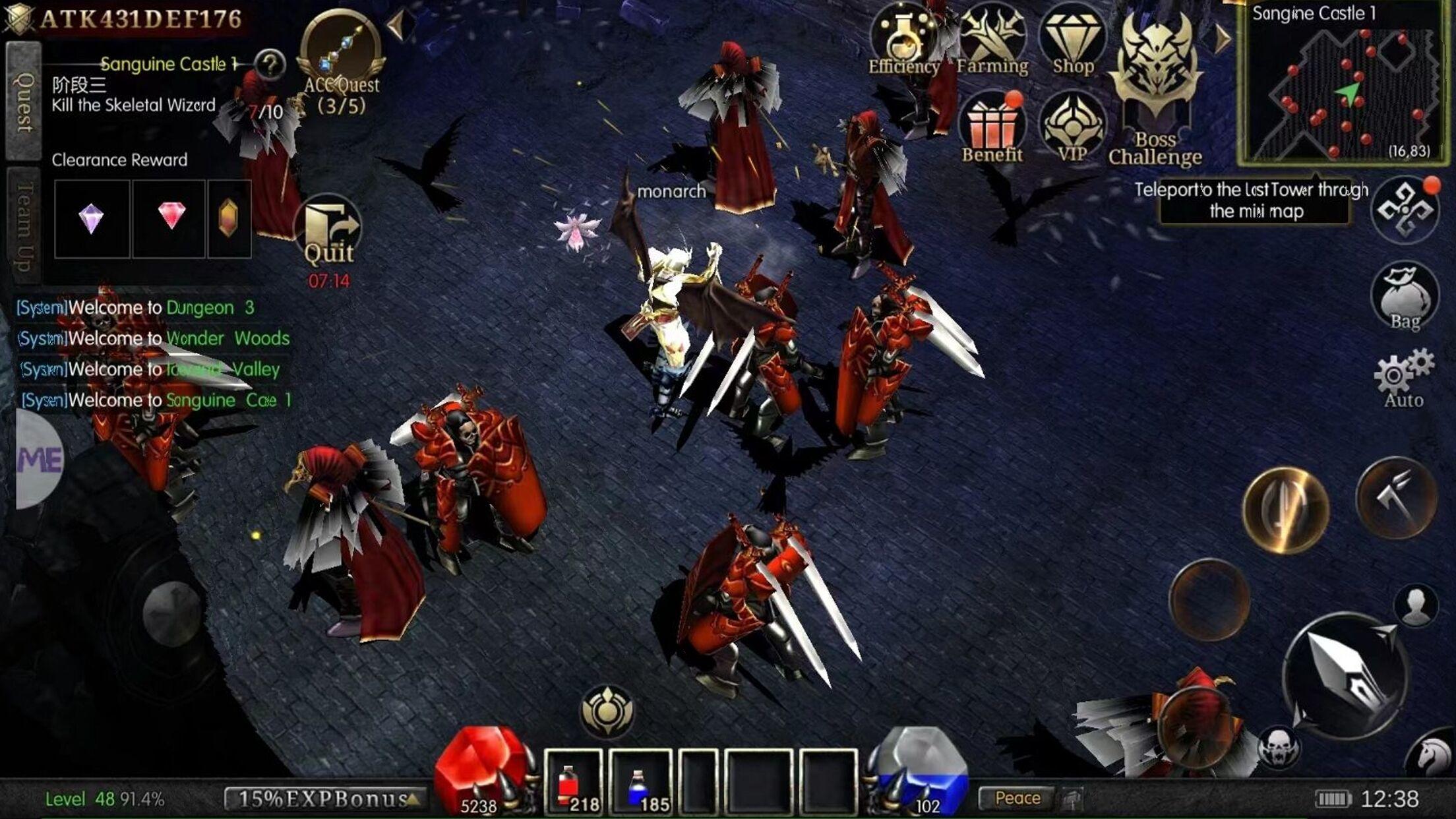 MU Monarch SEA screenshot game