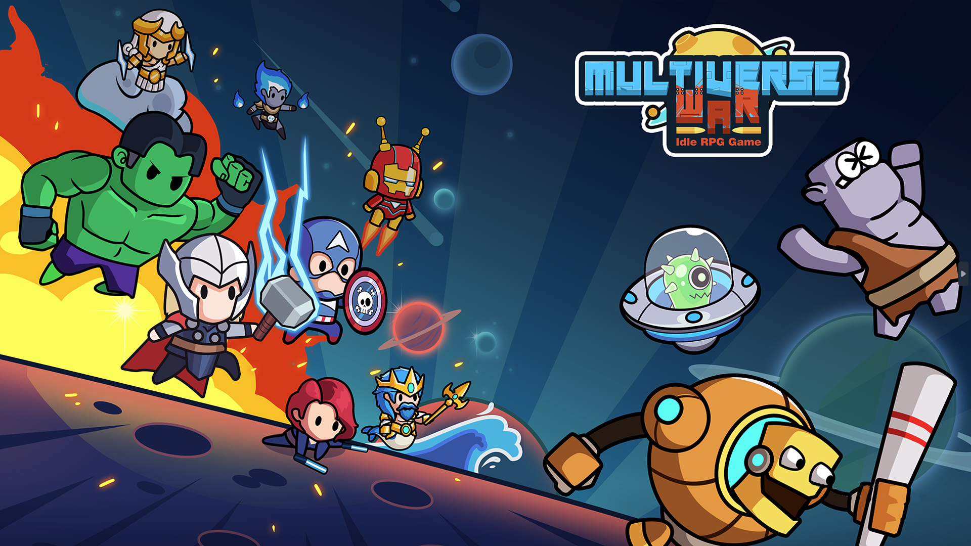 Multiverse War: Idle RPG ภาพหน้าจอเกม