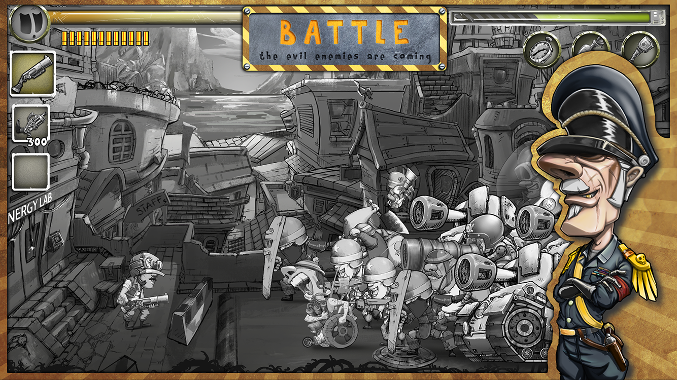 Metal Defender: Battle Of Fire Game Screenshot